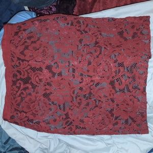 Skirt, size 8, Red, Body by Victoria